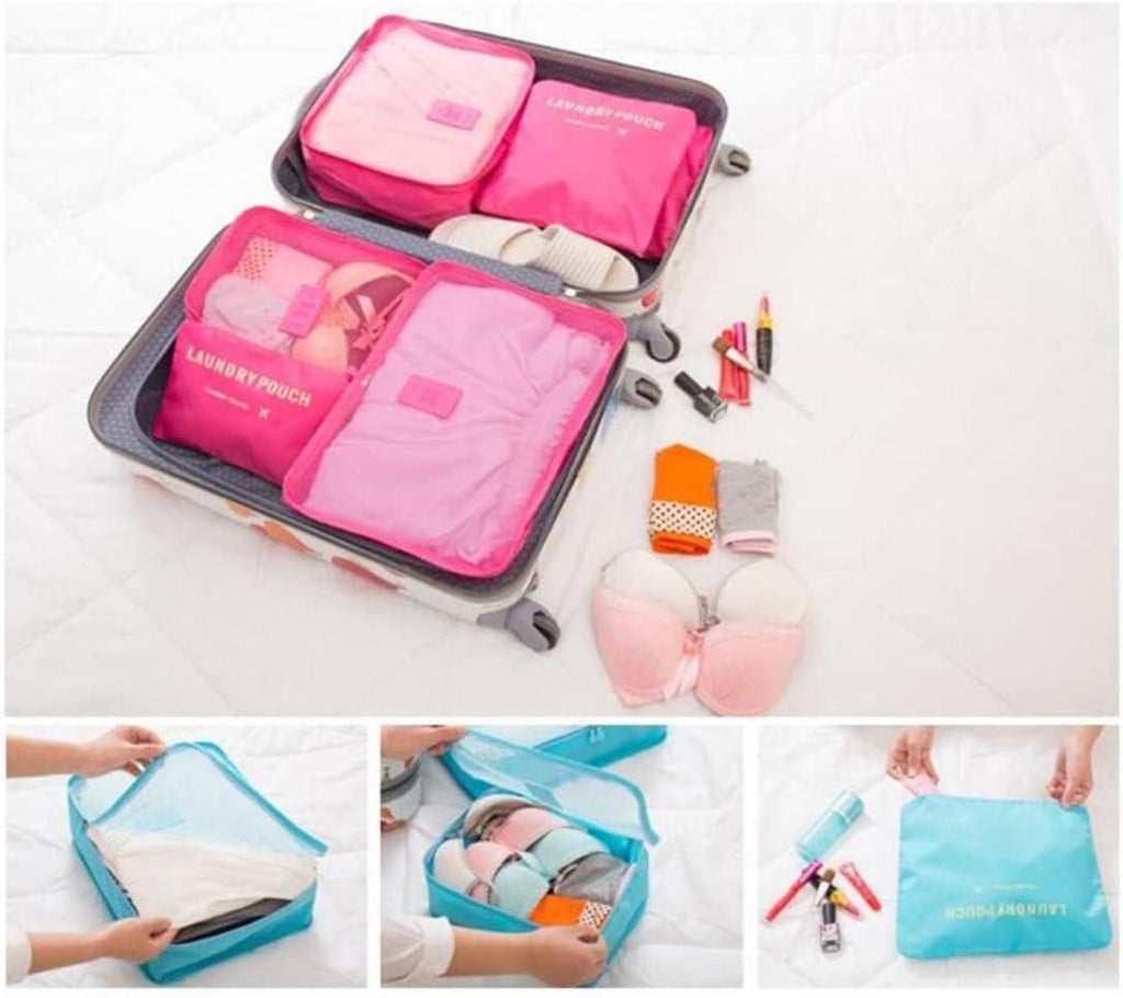 Set of 6 Packing Cube Set for Travel