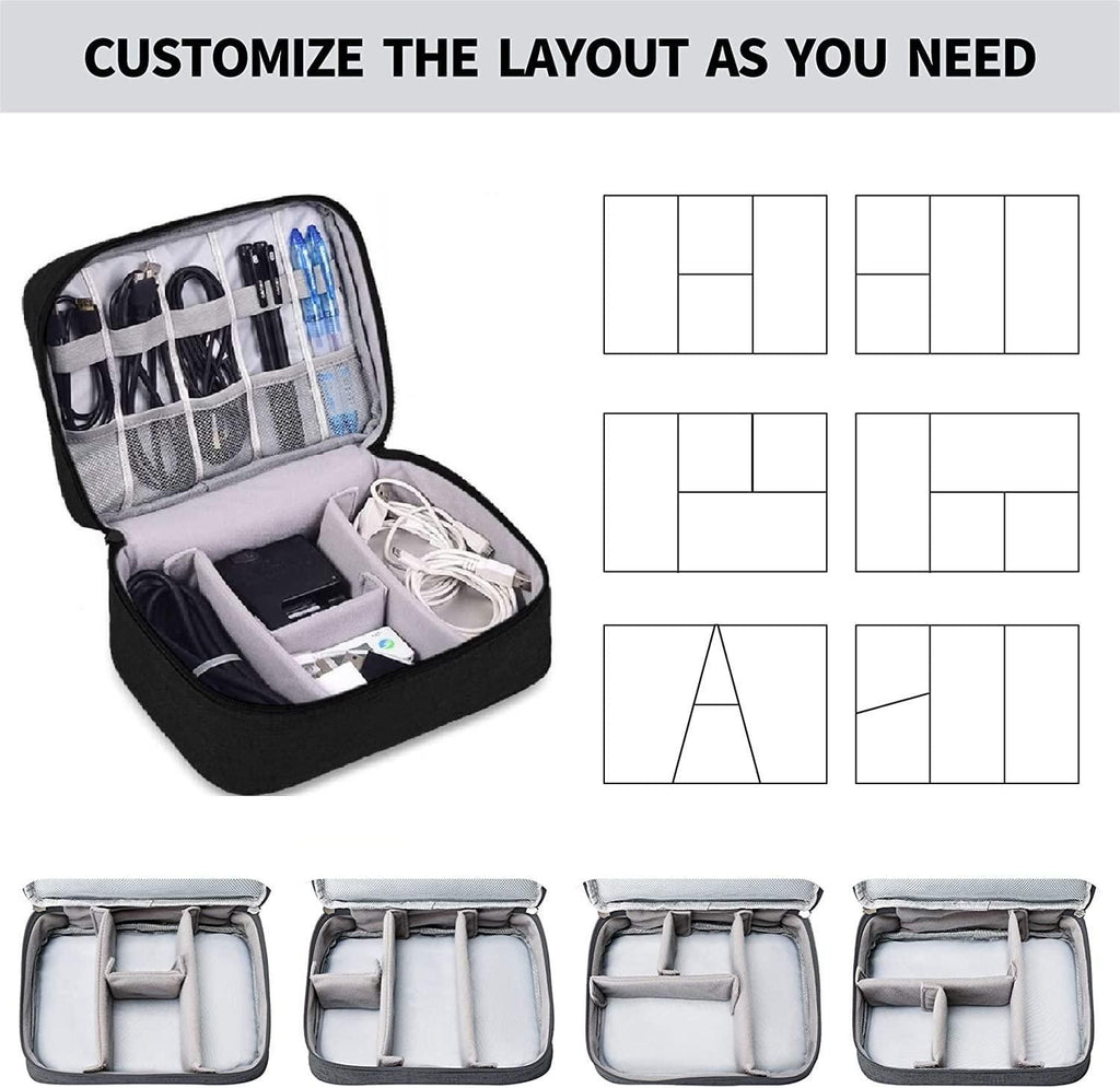 Universal Carry/Travel Gadget Bag for Cables, Plug and More