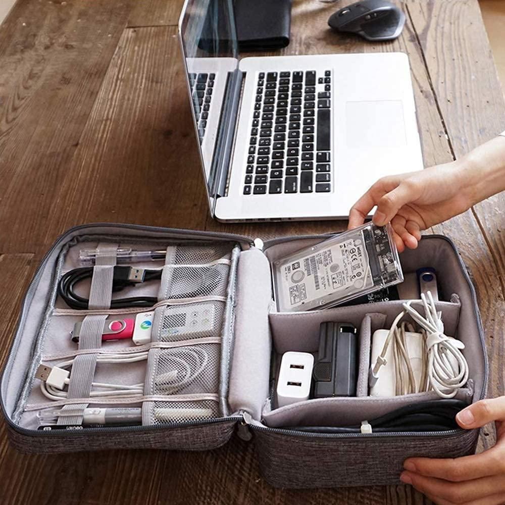 Universal Carry/Travel Gadget Bag for Cables, Plug and More