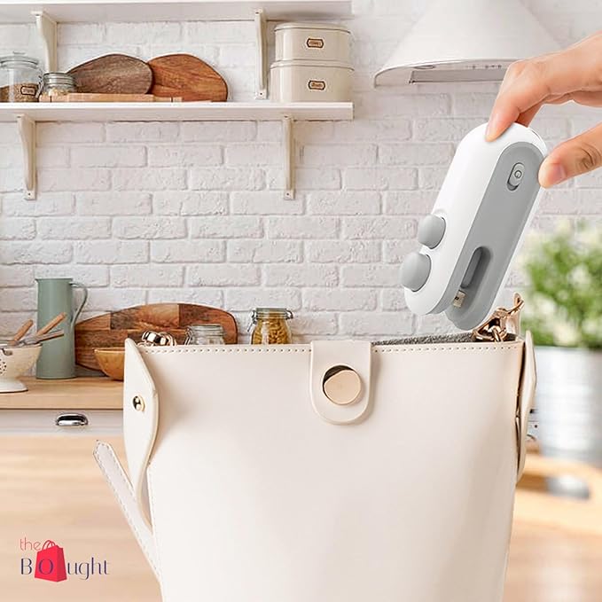 Portable Mini Sealing Machine 2-in-1 USB Rechargeable.
