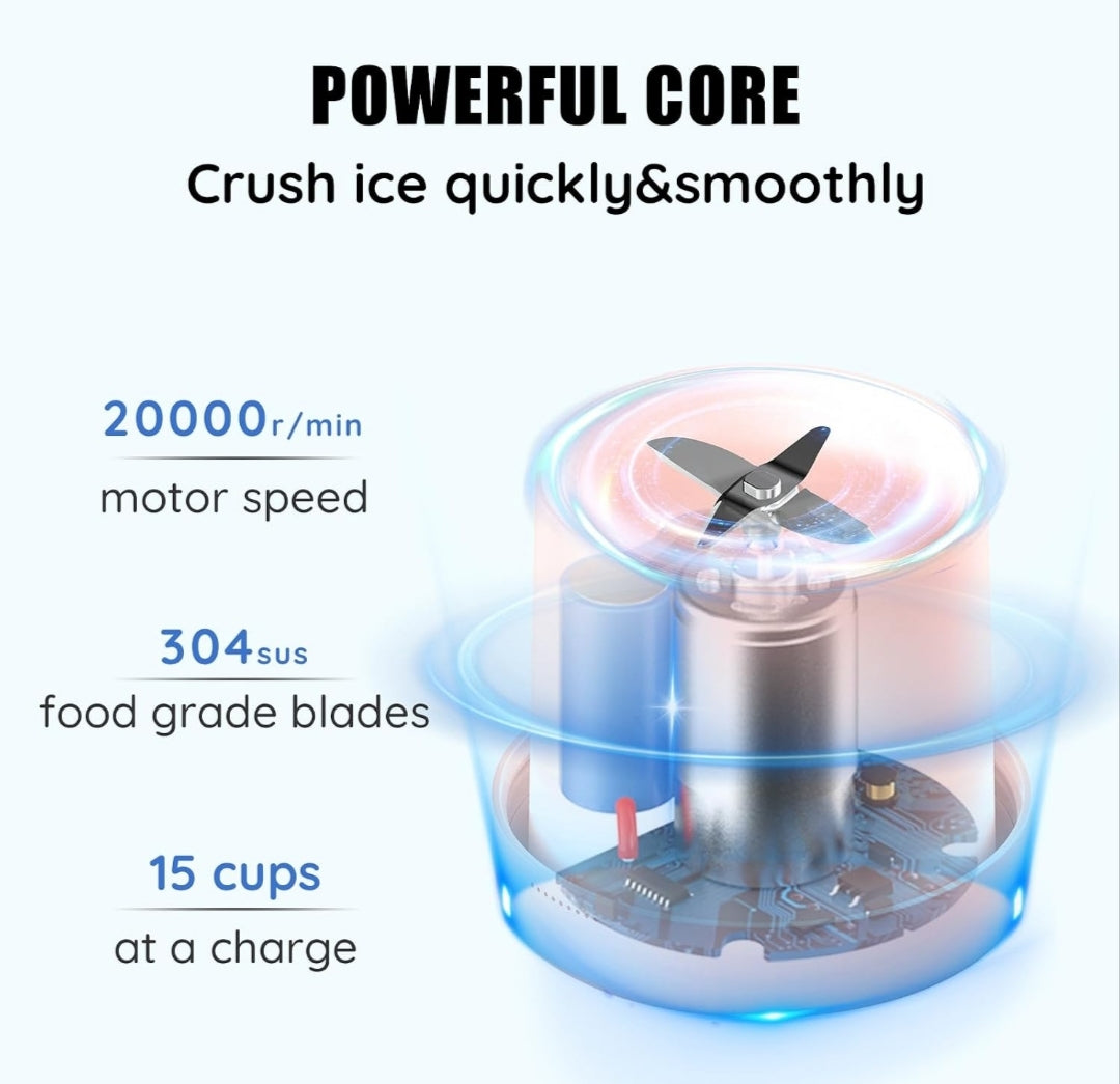 Portable Mini Blender for Fresh Juice (Pack of 1)
